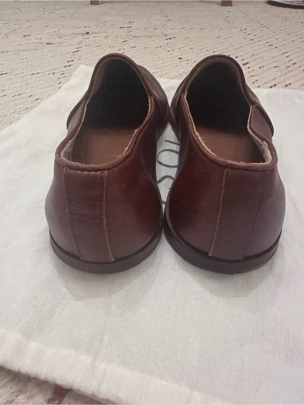Nisolo Men's Burgundy Leather Slip-On Loafers - Classic Maroon